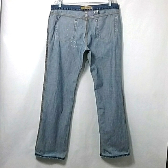 Old Navy's women's denim distressed jeans size 14 blue boy-cut - Picture 6 of 10